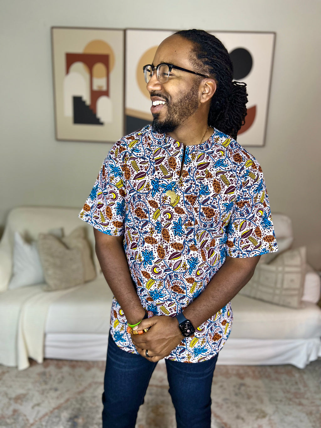 Afrikan Dashiki (Fall Leaves)